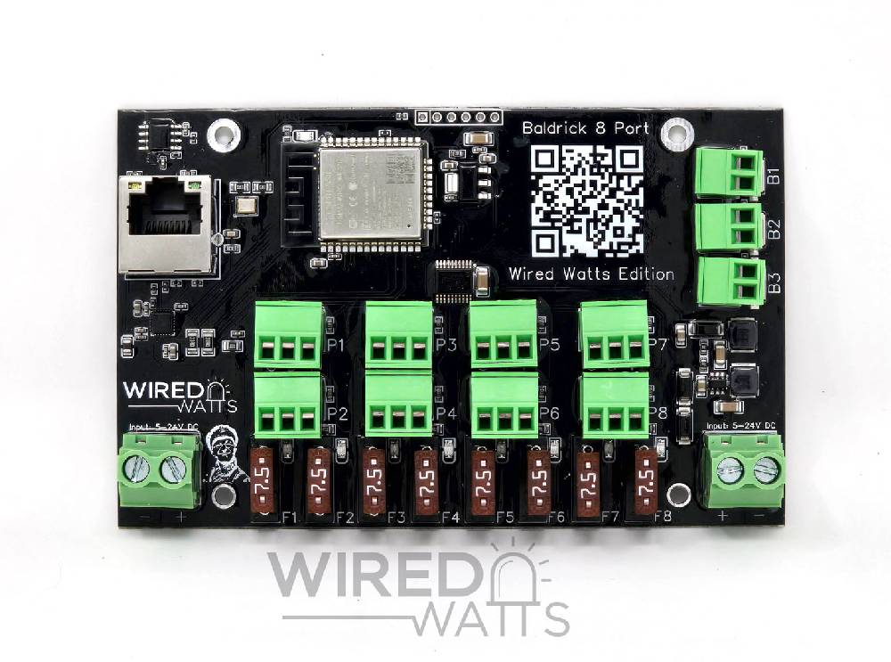 Baldrick 8 Port Controller Wired Watts Edition