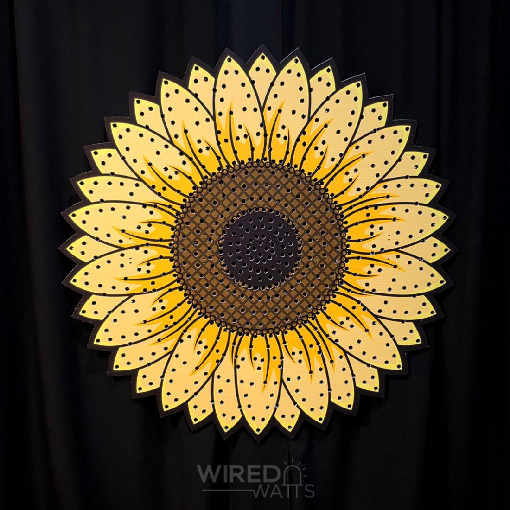 Large Sunflower 45 Inch Spinner