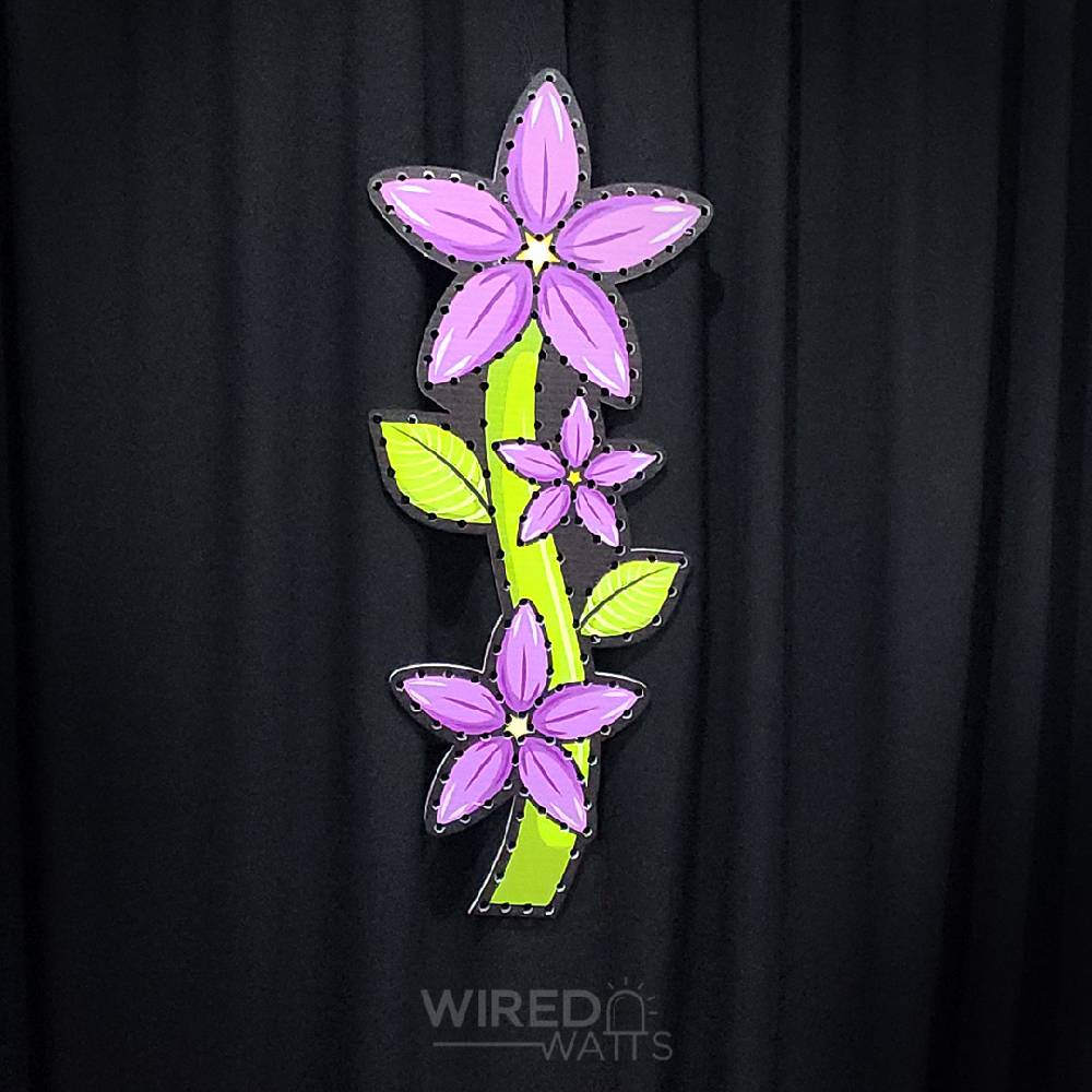 Large Star Flower Purple