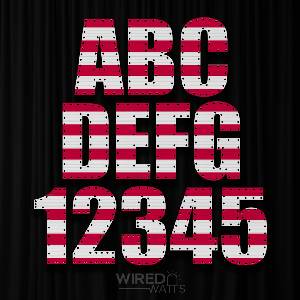 All Over Print Red and White Stripes - Image 1