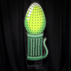 Large C9 Style Bulb with Matrix in Green - Image 1