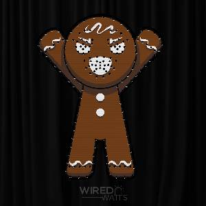 Mischievous Gingerbread Arms Up - Image 1