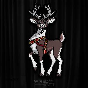 Facing Reindeer - Image 1
