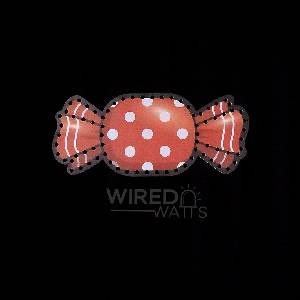 Red Polka Dotted Square Candy - Image 1