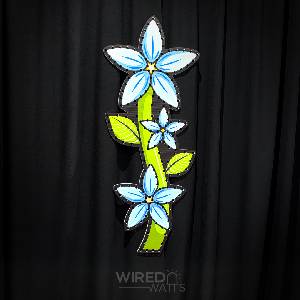 Large Star Flower Blue - Image 1