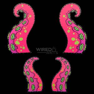 Tidewither the Giant Octopus Short Tentacles Pink - Image 1