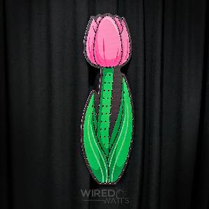 Large Tulip Flower Pink - Image 1
